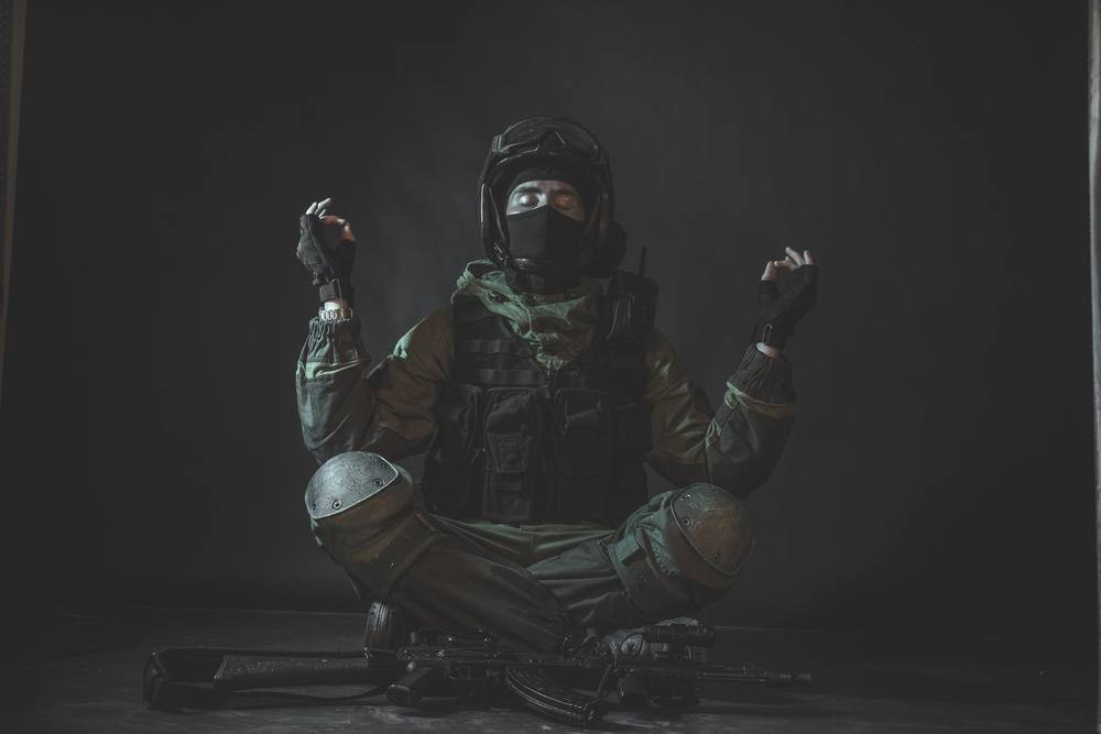 Military Meditating Military Meditating | Fighting Arts Health Lab