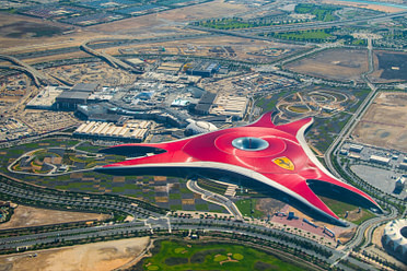 Yas Island Ferrari Theme Park Burachet via Shutterstock Yas Island Ferrari Theme Park | Fighting Arts Health Lab