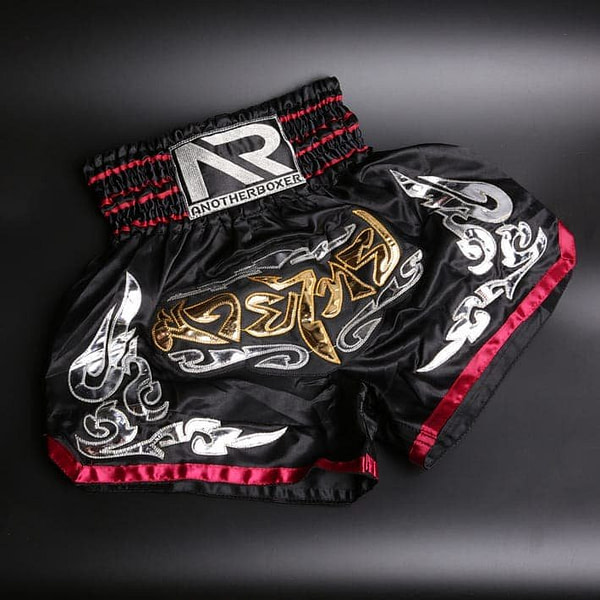 Sanda Womens Muay Thai Boxing Shorts Black
