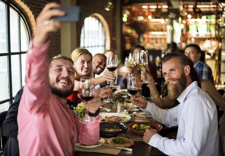 Friends enjoying the social benefits gained from martial arts Friends enjoying the social benefits gained from martial arts