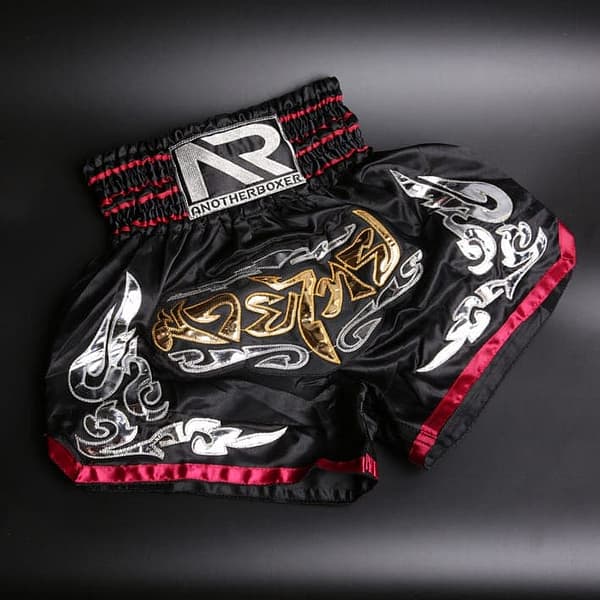 Sanda Womens Muay Thai Boxing Shorts Black