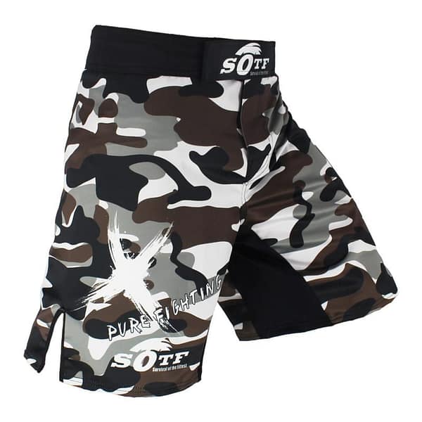 SOTF Fusion Men's Grappling Shorts - Combat Training - Camo, M