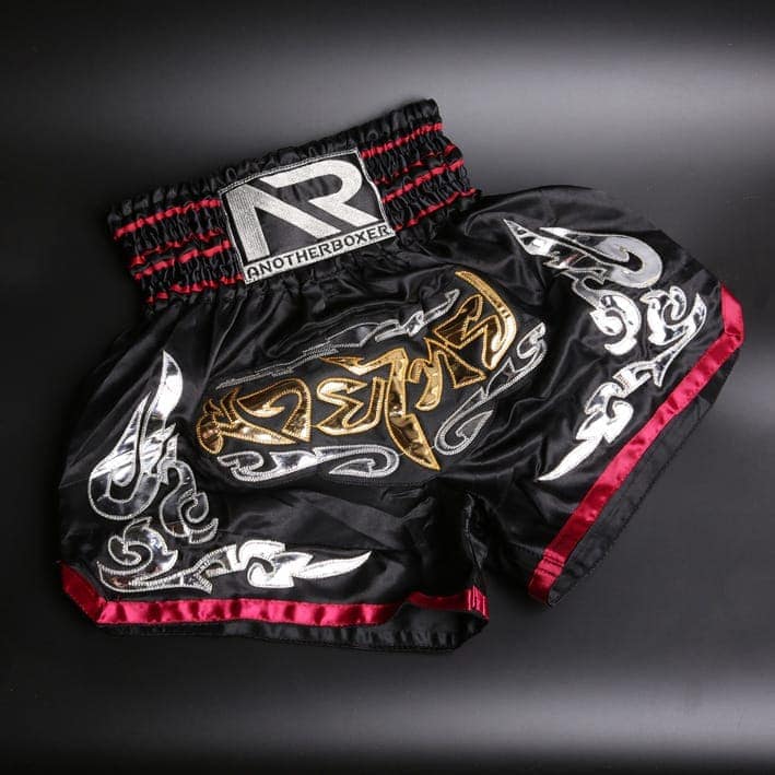 Sanda Womens Muay Thai Boxing Shorts Black