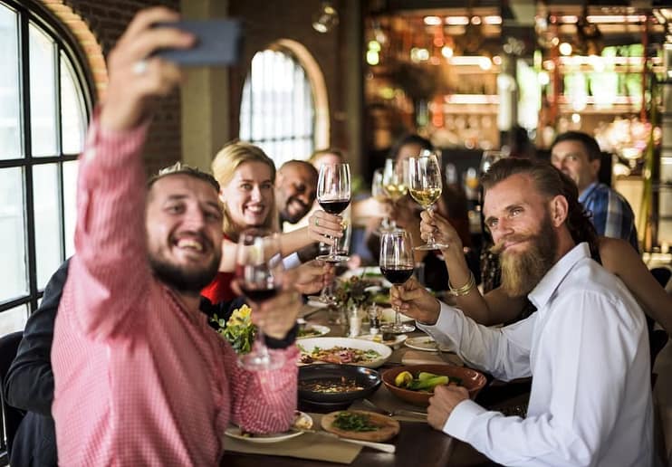 Friends enjoying the social benefits gained from martial arts Friends enjoying the social benefits gained from martial arts