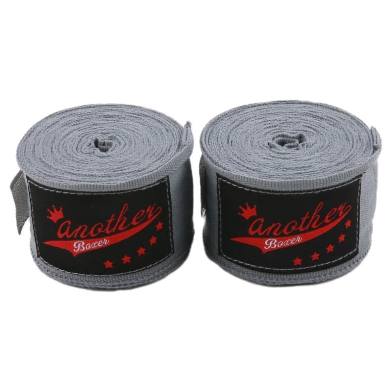 Grey Professional Boxing Hand Wraps - Training Straps for MMA & Combat Sports