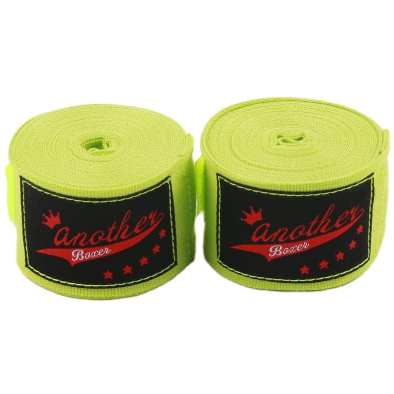 Flourescent Green Professional Boxing Hand Wraps - Training Straps for MMA & Combat Sports
