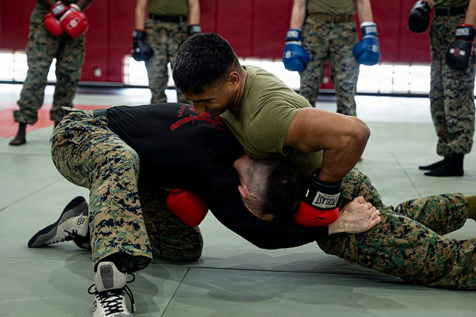 Marines participate in Martial Arts Program Wrestling Sprawl Marines participate in Martial Arts Program Wrestling Sprawl