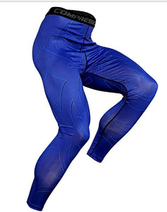 Men's Premium BJJ Spats | Geometric Collection Blue