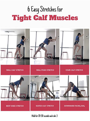 Calf Injuries 6 Calf Stretches Calf Injuries 6 Calf Stretches | Fighting Arts Health Lab