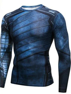 Winter Soldier BJJ Rash Guard Long Sleeve