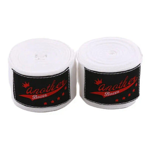 White Professional Boxing Hand Wraps - Training Straps for MMA & Combat Sports