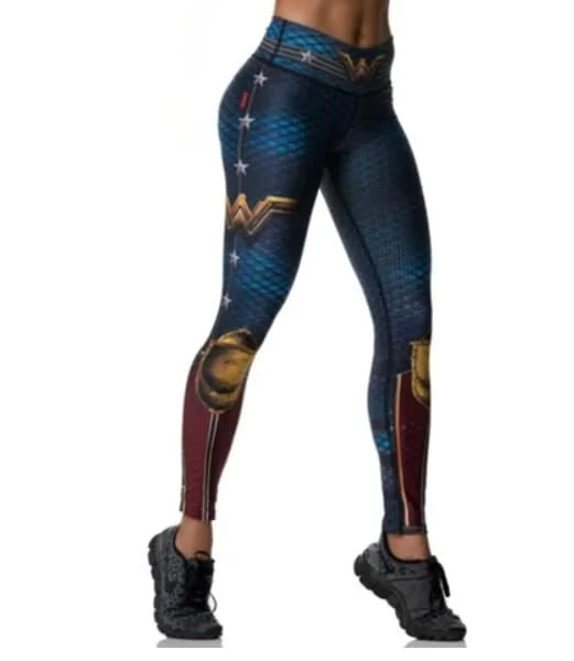 Wonder Woman High Waisted BJJ Compression Spats