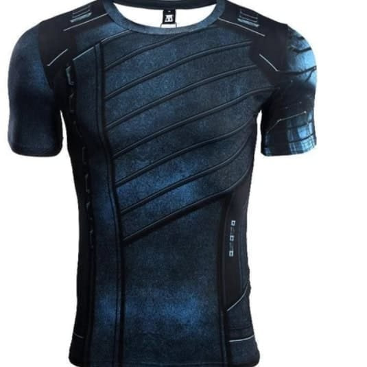 Winter Soldier BJJ Rash Guard Short Sleeve
