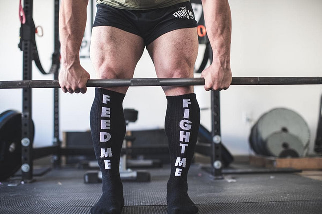 Feed Me Fight Me Socks | Fighting Arts Health Lab